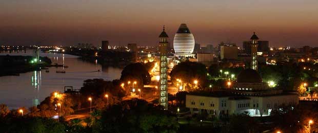 Port Sudan at night